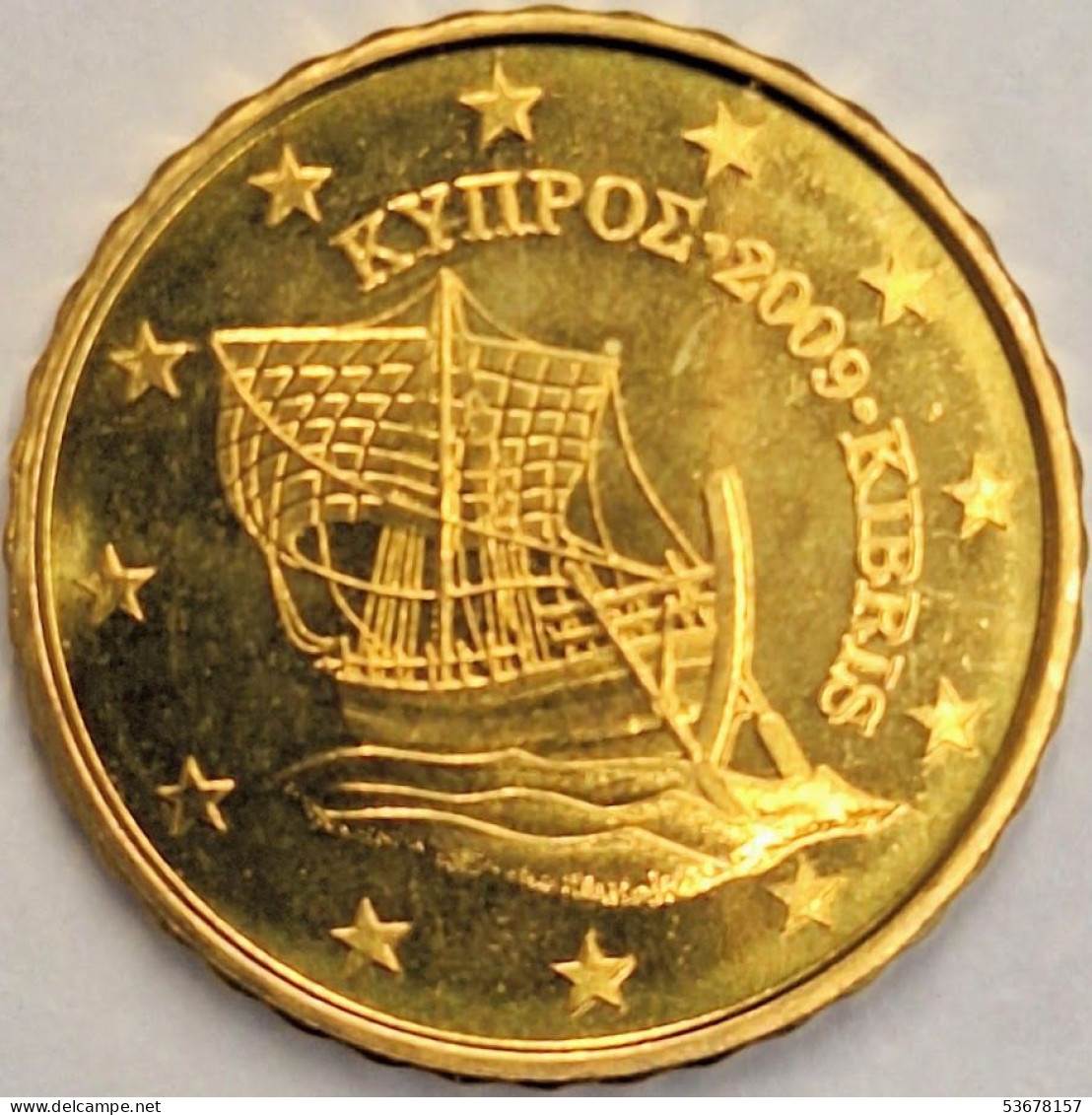 Cyprus - 10 Euro Cent 2009, KM# 81 (#3618) - Cipro