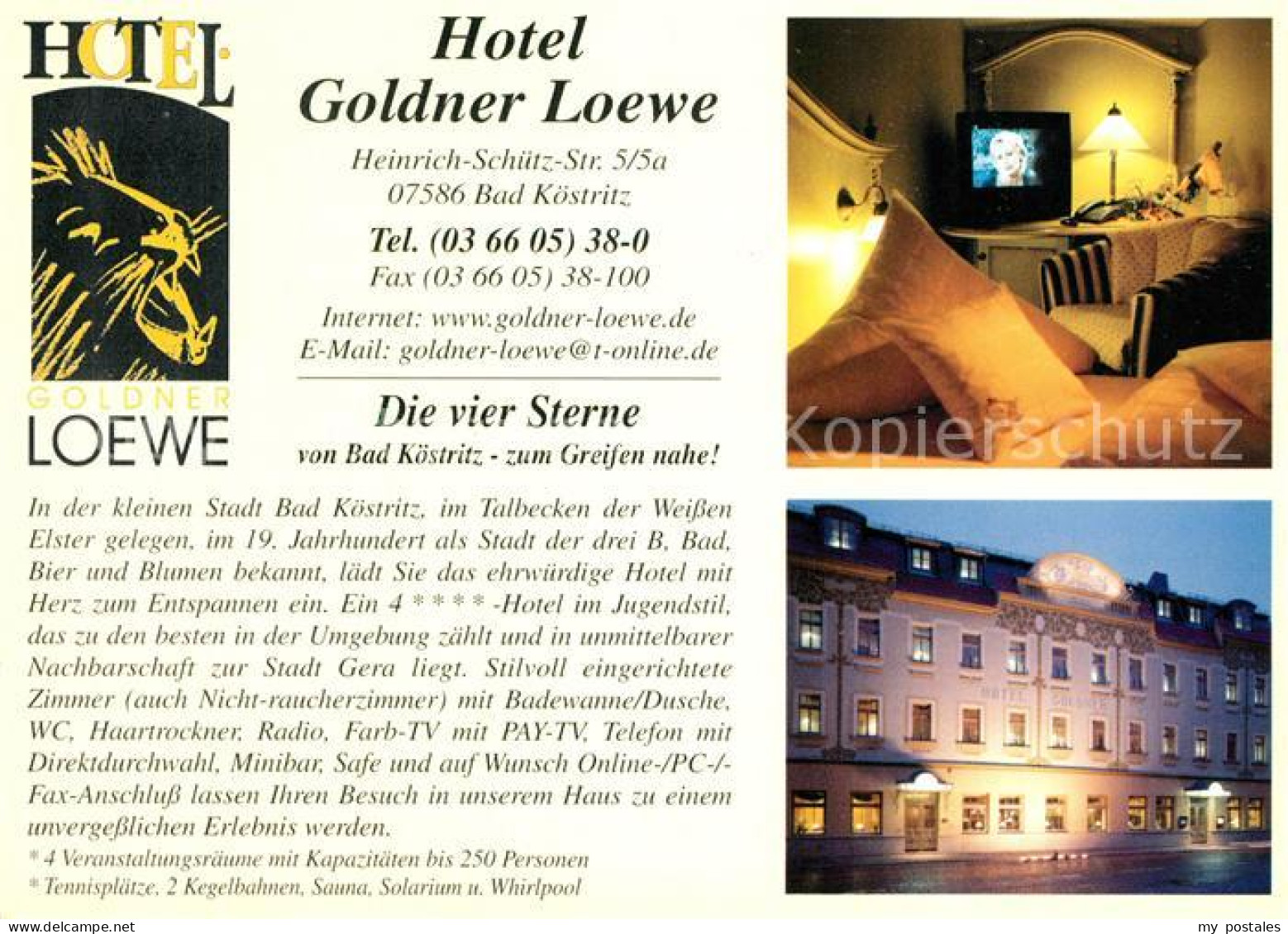 73209428 Bad Koestritz Hotel Goldner Loewe Fremdenzimmer Bad Koestritz - Bad Koestritz