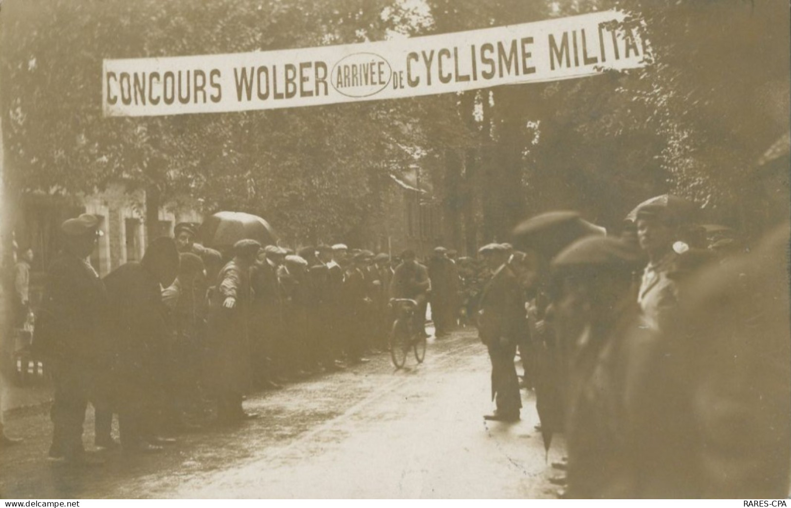 50 CHERBOURG - CPA Photo " CONCOURS WOLBER De CYCLISME MILITAIRE "  -  TTB - Cherbourg