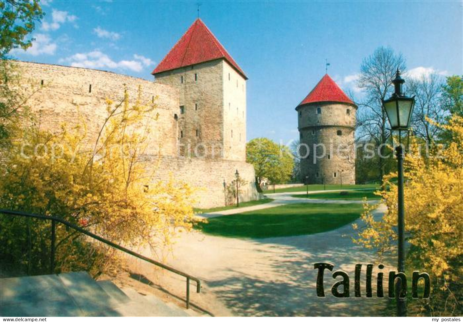 73209307 Tallinn Virgins Tower And Kiek In De Kok Stadtmauer Turm Tallinn - Estonia