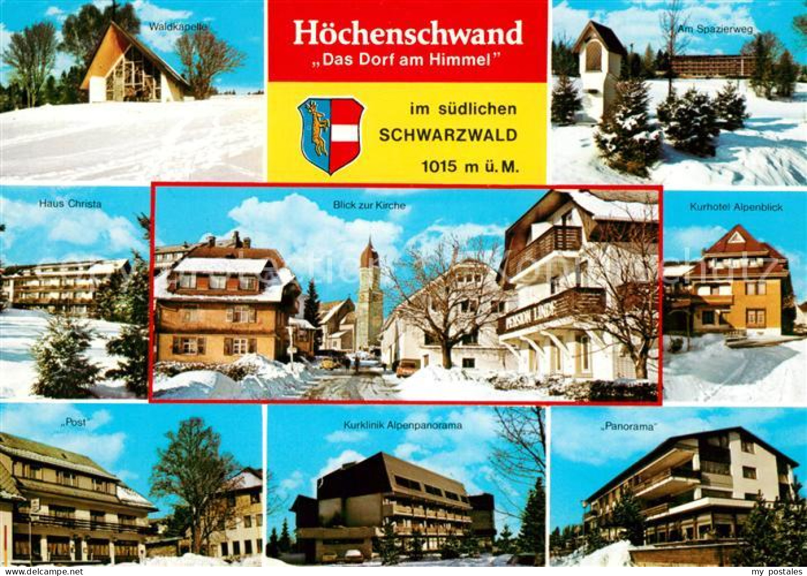 73209203 Hoechenschwand Kirche Post Haus Christa Hoechenschwand - Hoechenschwand