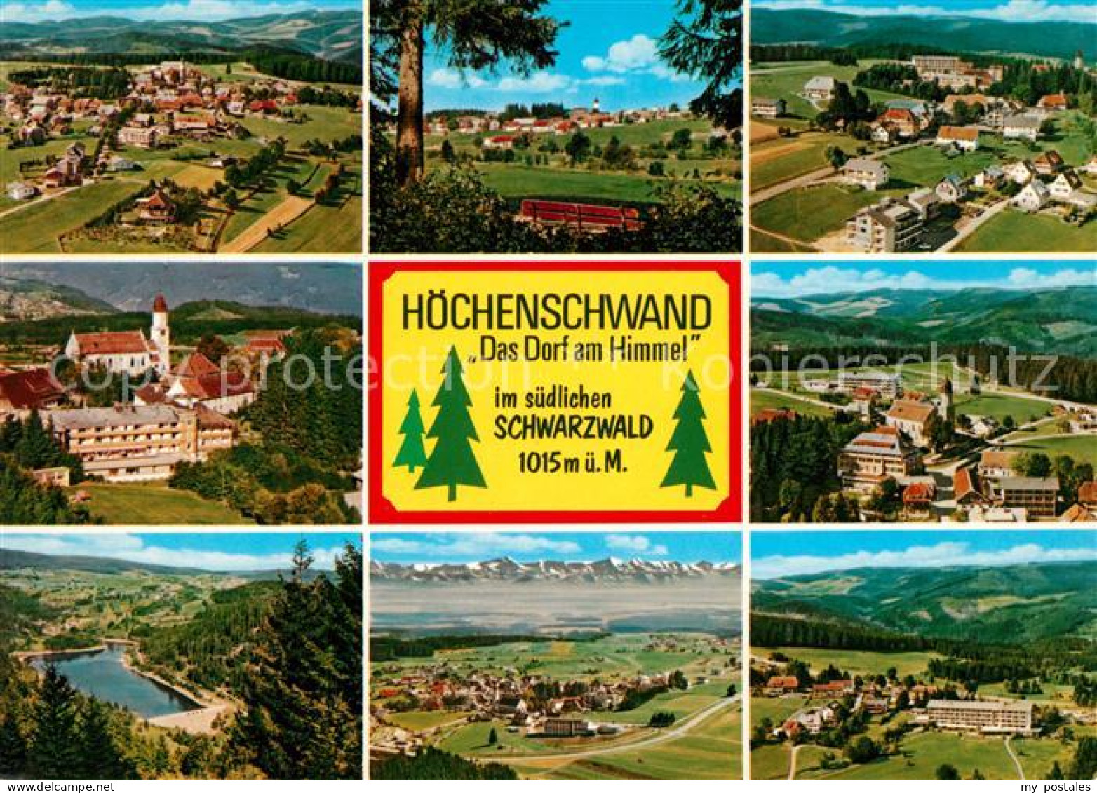 73209200 Hoechenschwand Fliegeraufnahme Hoechenschwand - Höchenschwand