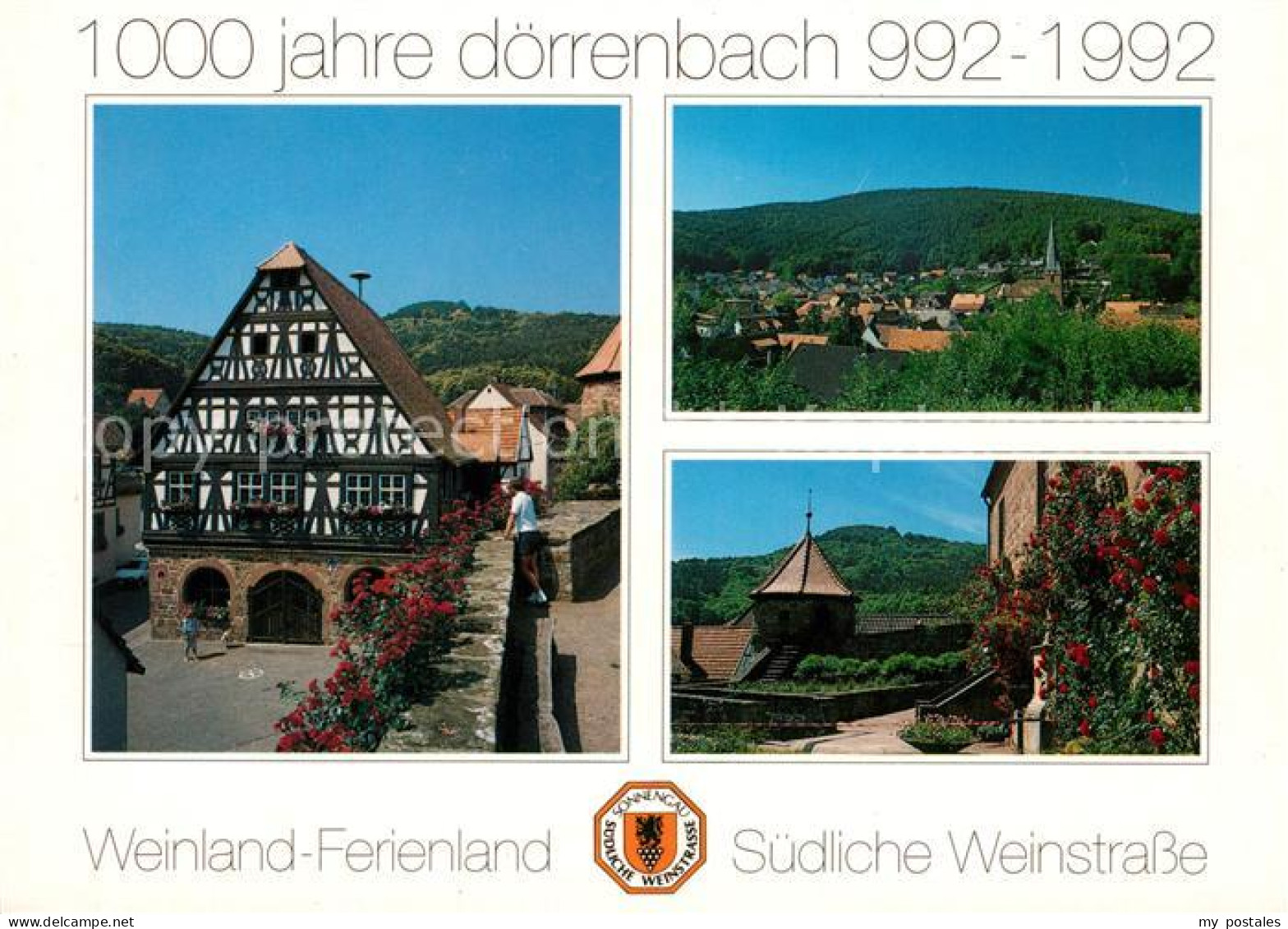 73209199 Doerrenbach Rathaus Wehrkirche Doerrenbach - Bad Bergzabern