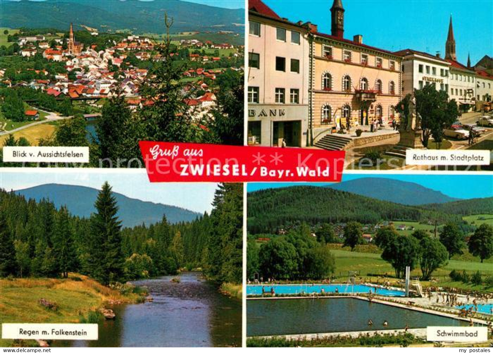 73209189 Zwiesel Niederbayern Rathaus Stadtplatz Regen Falkenstein  Zwiesel Nied - Zwiesel