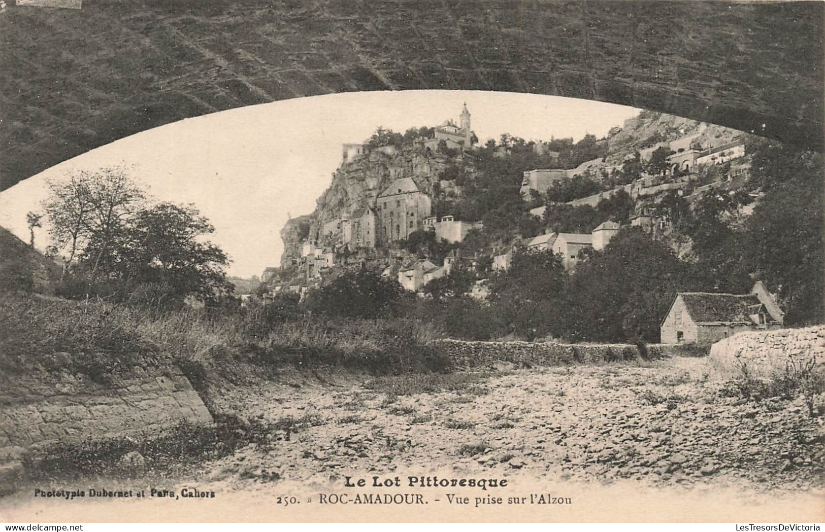 FRANCE - Le Lot Pittoresque - Roc Amadour - Vue Prise Sur L'Alzon - Vue Générale  - Carte Postale Ancienne - Gourdon
