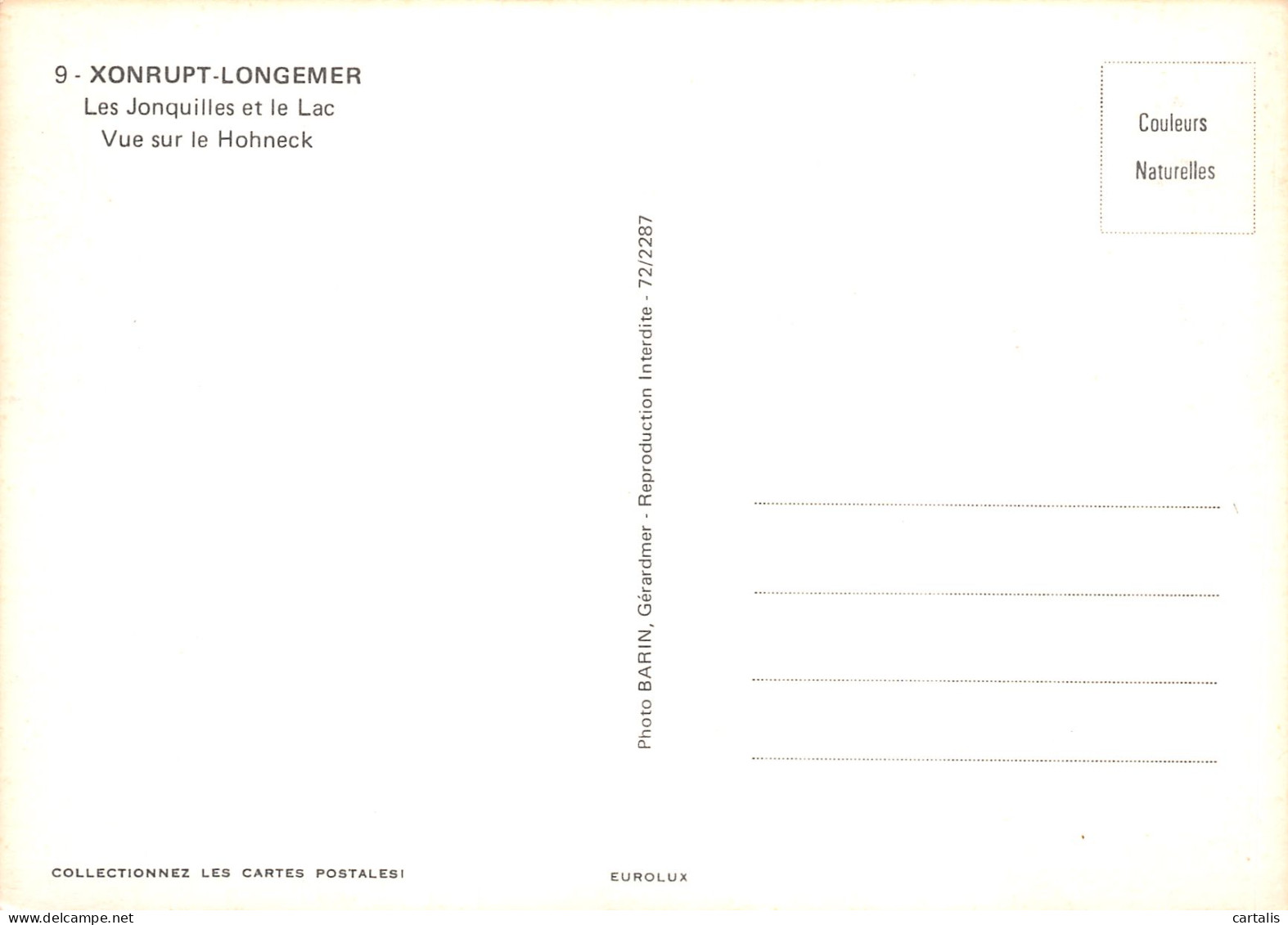 88-XONRUPT LONGEMER-N°4012-D/0247 - Xonrupt Longemer