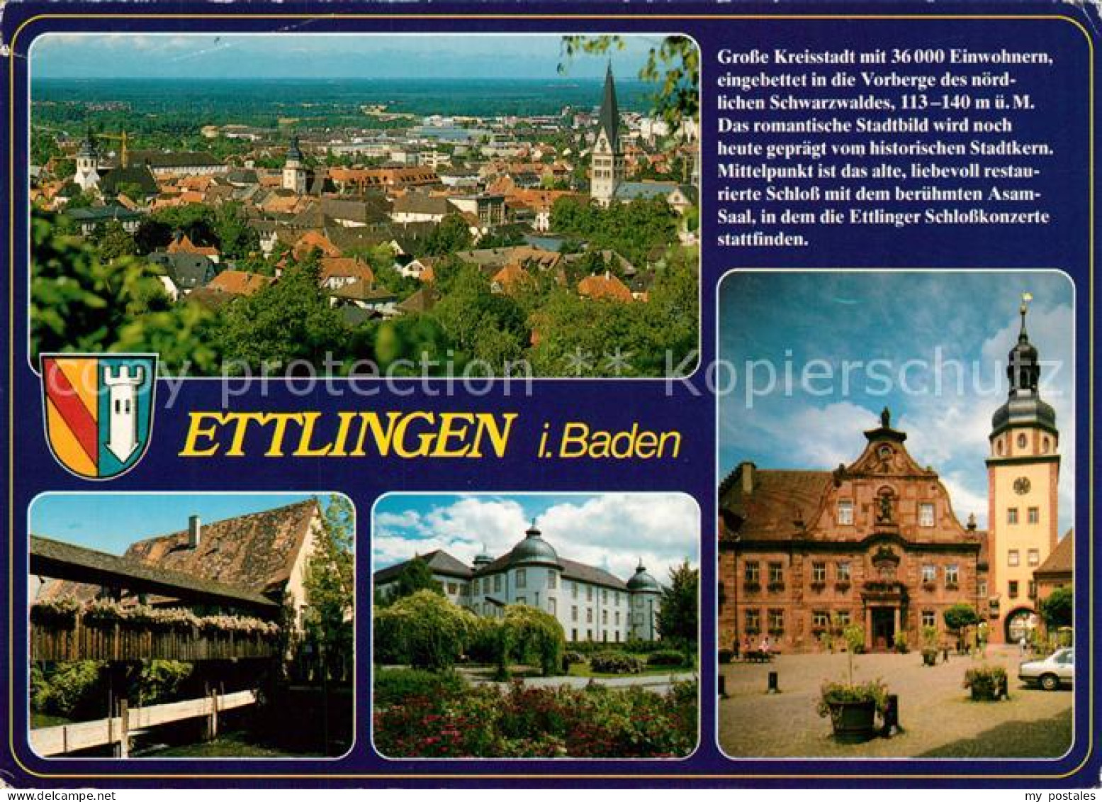 73209153 Ettlingen Bruecke Schloss Ettlingen - Ettlingen