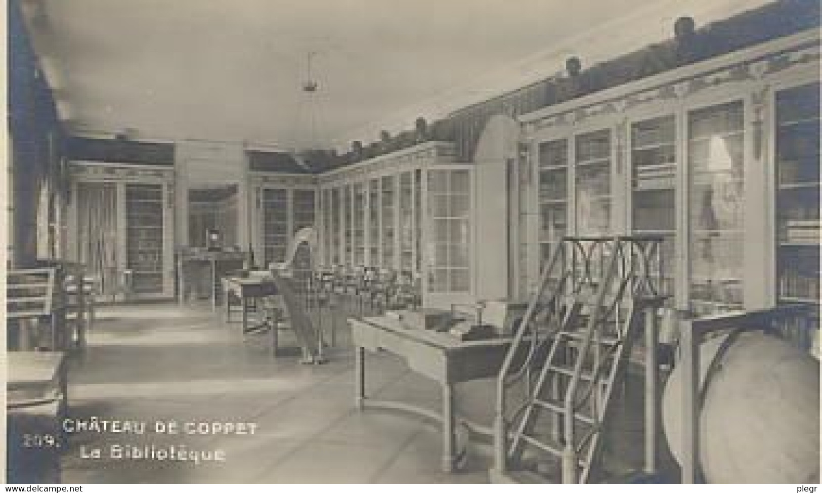 3-CHEVD 01 48 - COPPET - CHÂTEAU - LA BIBLIOTHEQUE - Coppet