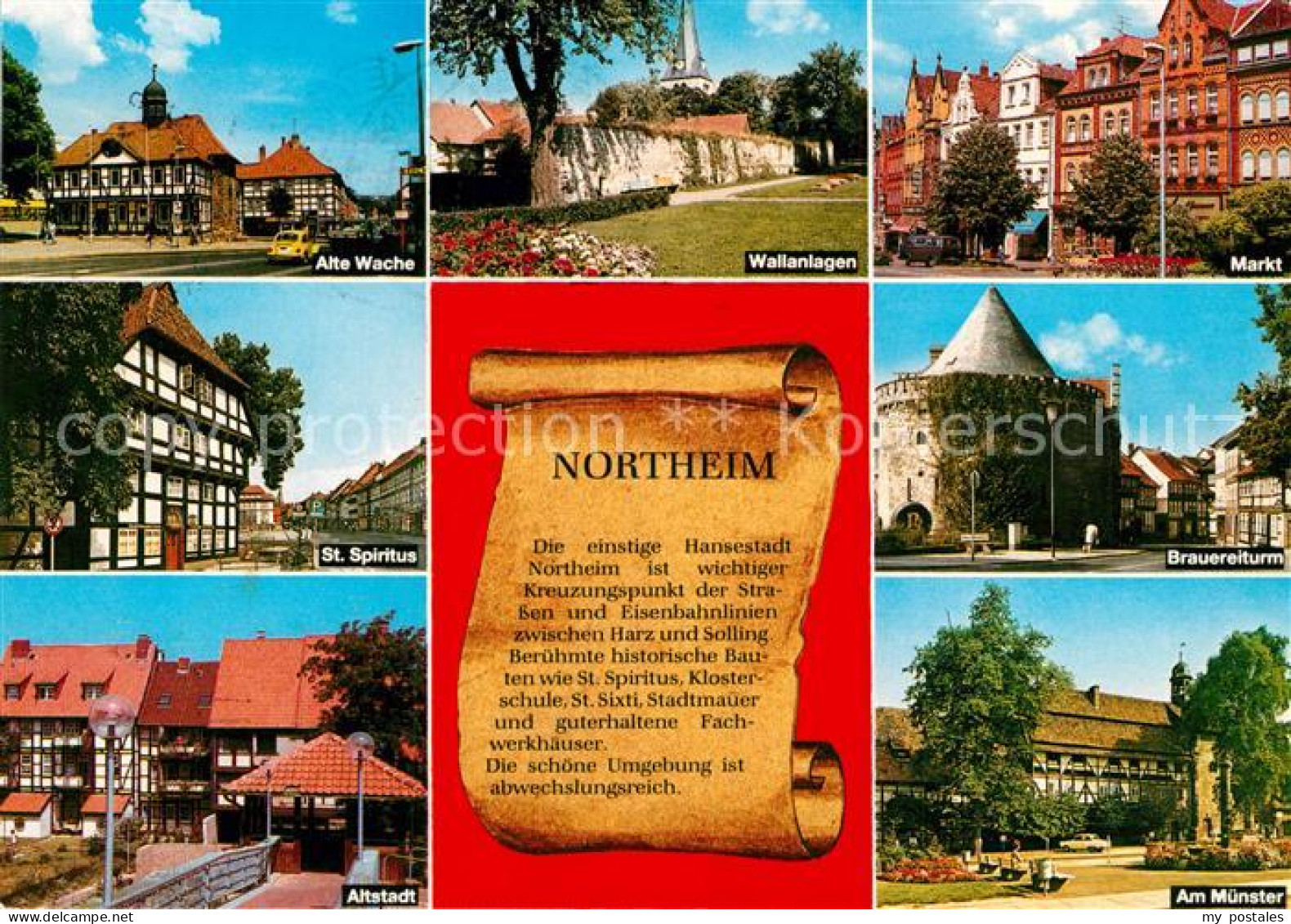 73208974 Northeim Alte Wache Wallanlagen Markt St Spiritus Brauereiturm Altstadt - Northeim