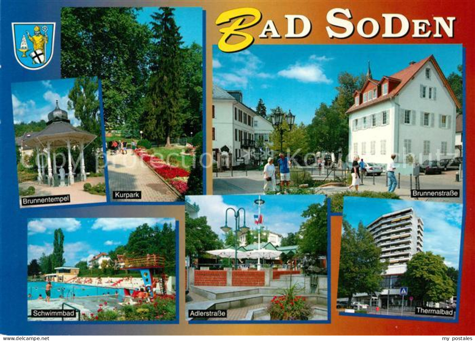 73208924 Bad Soden Taunus Brunnentempel Kurpark Brunnenstrasse Schwimmbad Adlers - Bad Soden