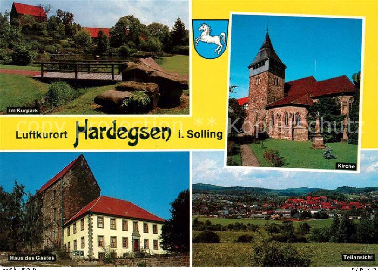 73208886 Hardegsen Kurpaark Kirche Haus Des Gastes Panorama Hardegsen - Hardegsen