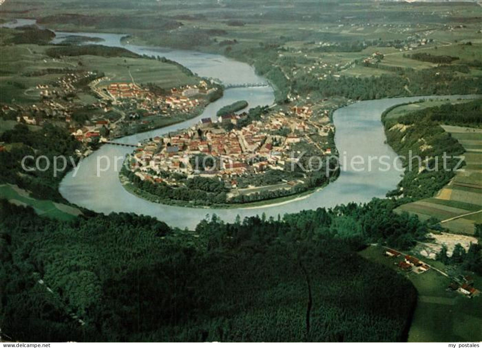 73208791 Wasserburg Inn Fliegeraufnahme Wasserburg Inn - Wasserburg (Inn)