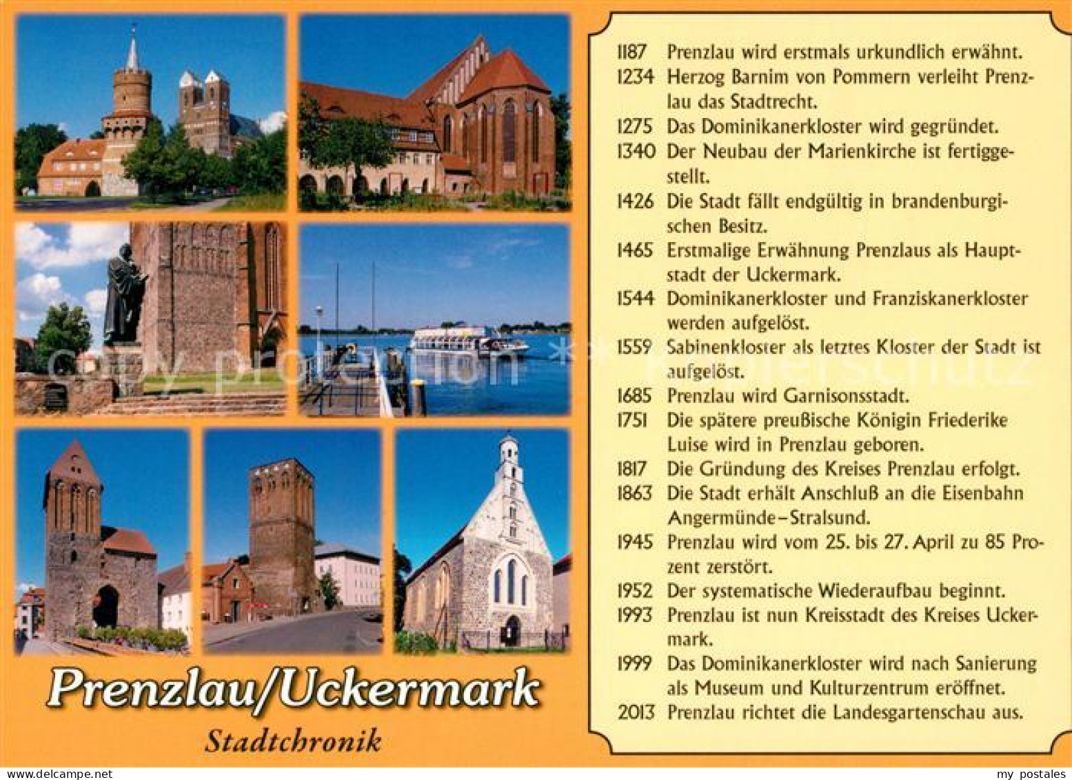 73208751 Prenzlau Marienkirche Dominikanerkloster Alte Nikolaikirche Prenzlau - Prenzlau