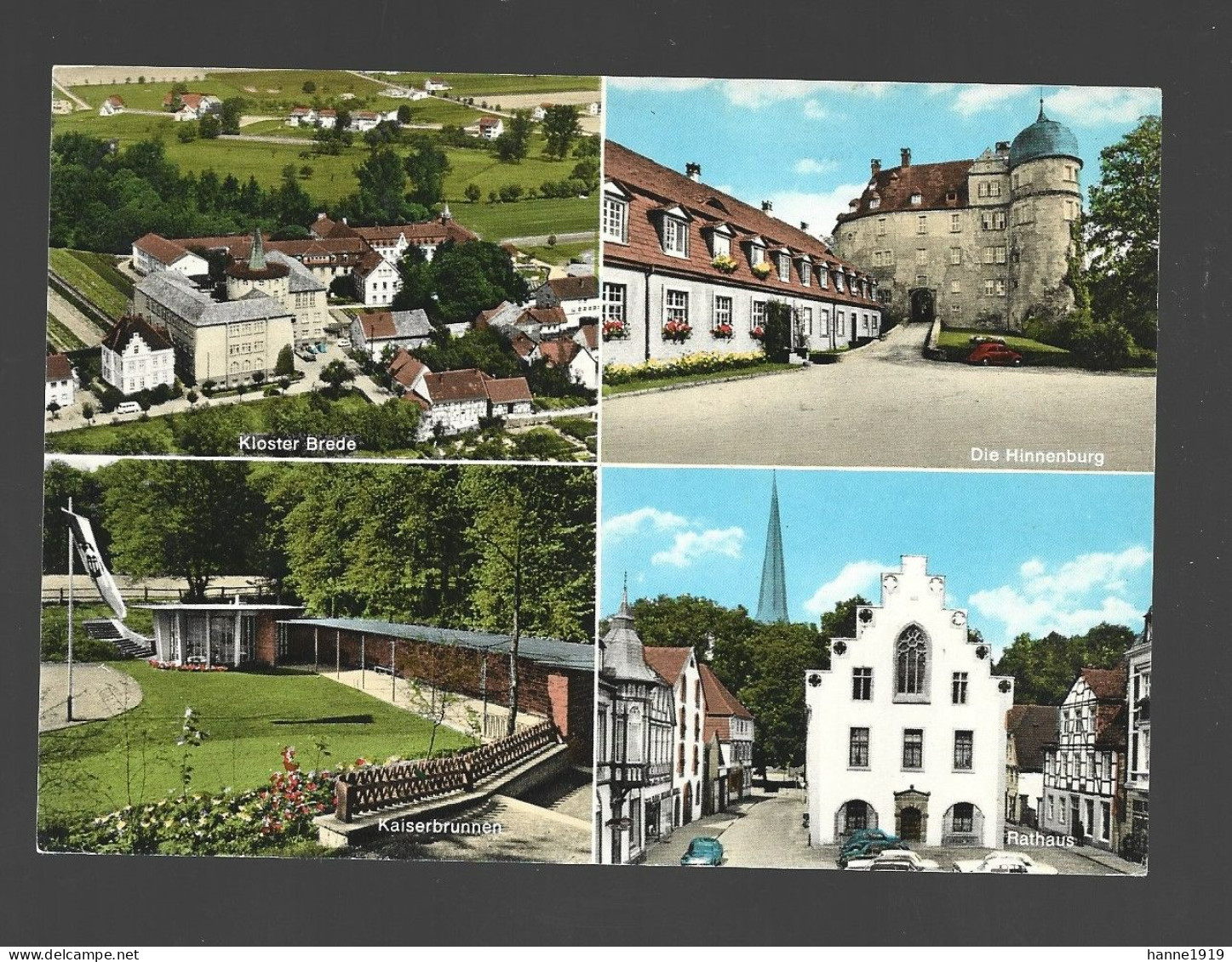 Brakel Kreis Hoxter Multi Vues Panorama Photo Carte Htje - Brakel