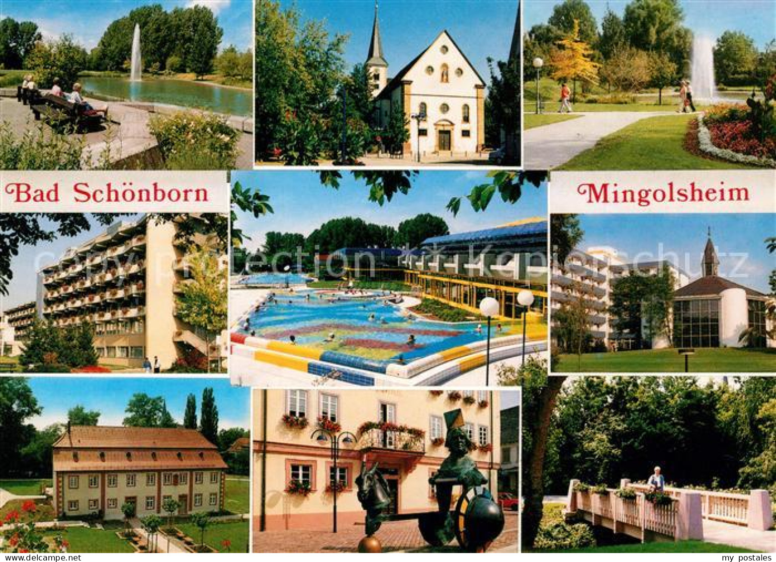 73208631 Mingolsheim Kirche Freibad Mingolsheim - Bad Schoenborn