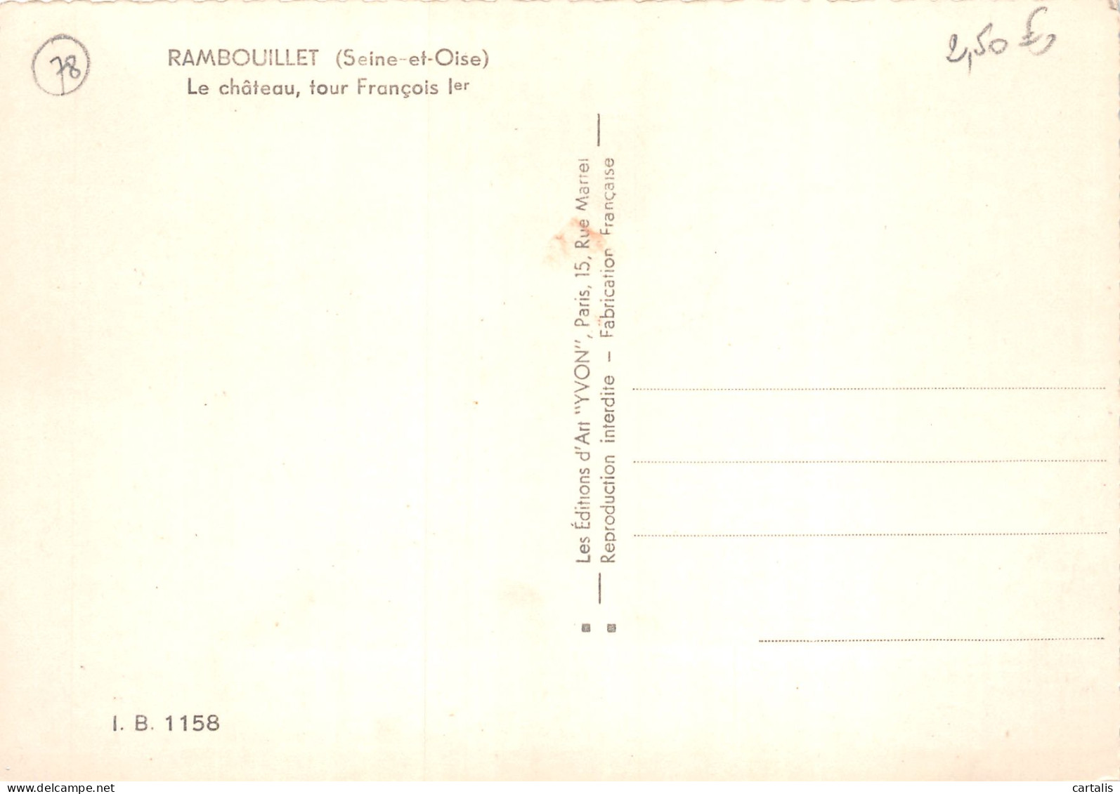 78-RAMBOUILLET-N°4018-D/0215 - Rambouillet