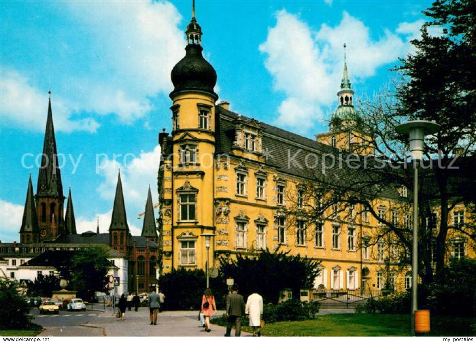 73208492 Oldenburg Niedersachsen Lambertikirche Und Schloss Oldenburg Niedersach - Oldenburg