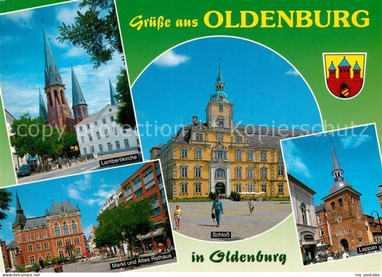 73208484 Oldenburg Niedersachsen Lambertikirche Markt Altes Rathaus Schloss Lapp - Oldenburg