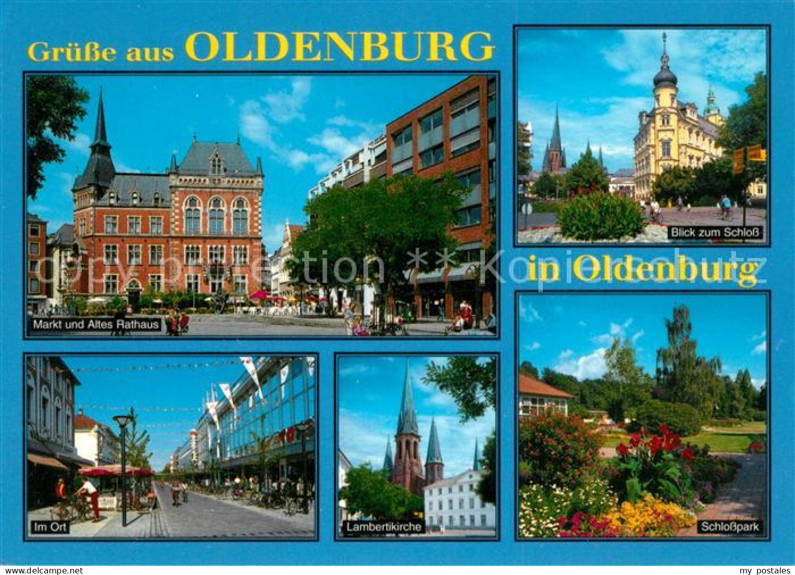 73208481 Oldenburg Niedersachsen Markt Und Altes Haus Schlossblick Im Ort Lamber - Oldenburg