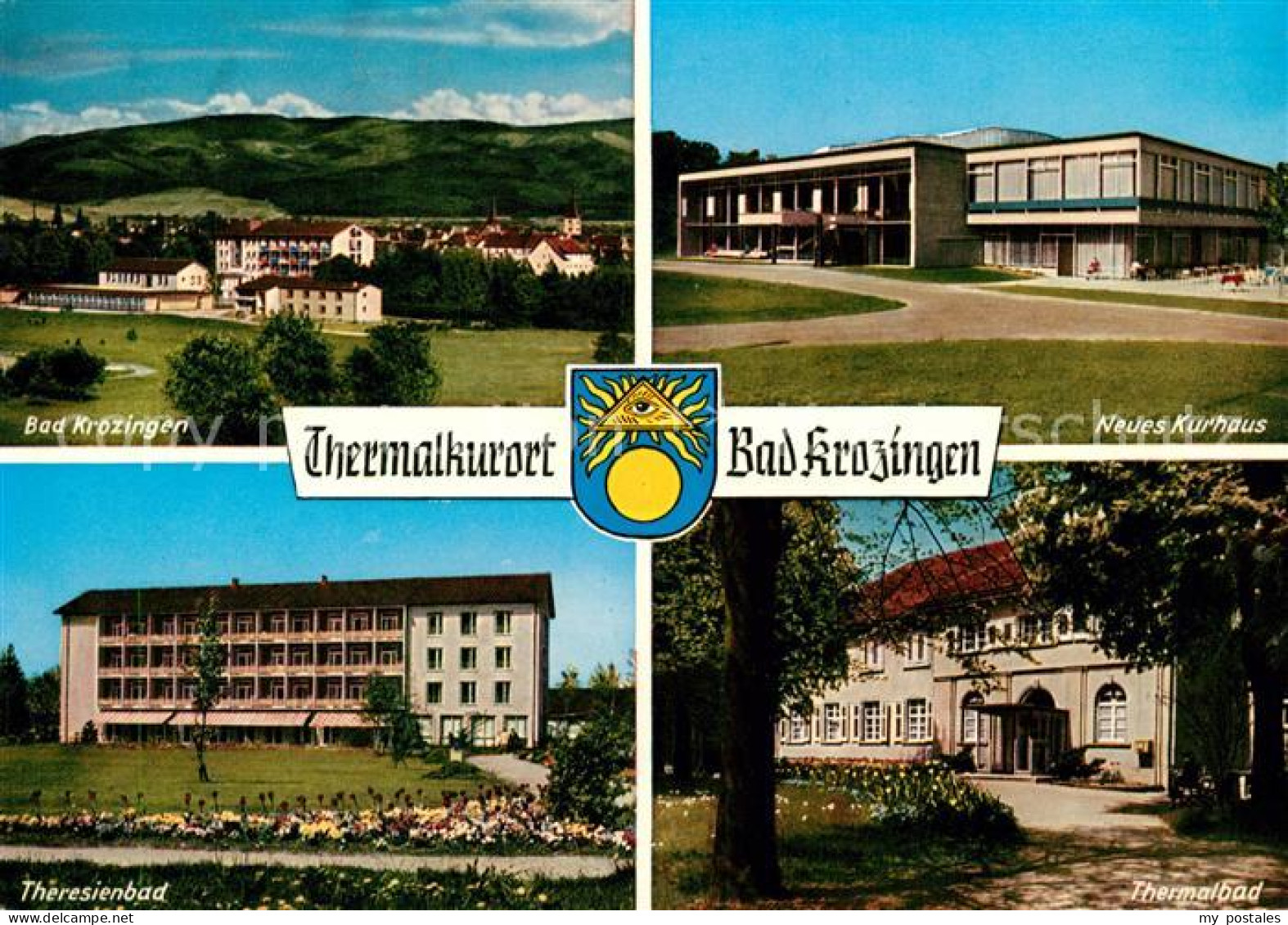 73208461 Bad Krozingen Panorama Neues Kurhaus Theresienbad Thermalbad Bad Krozin - Bad Krozingen