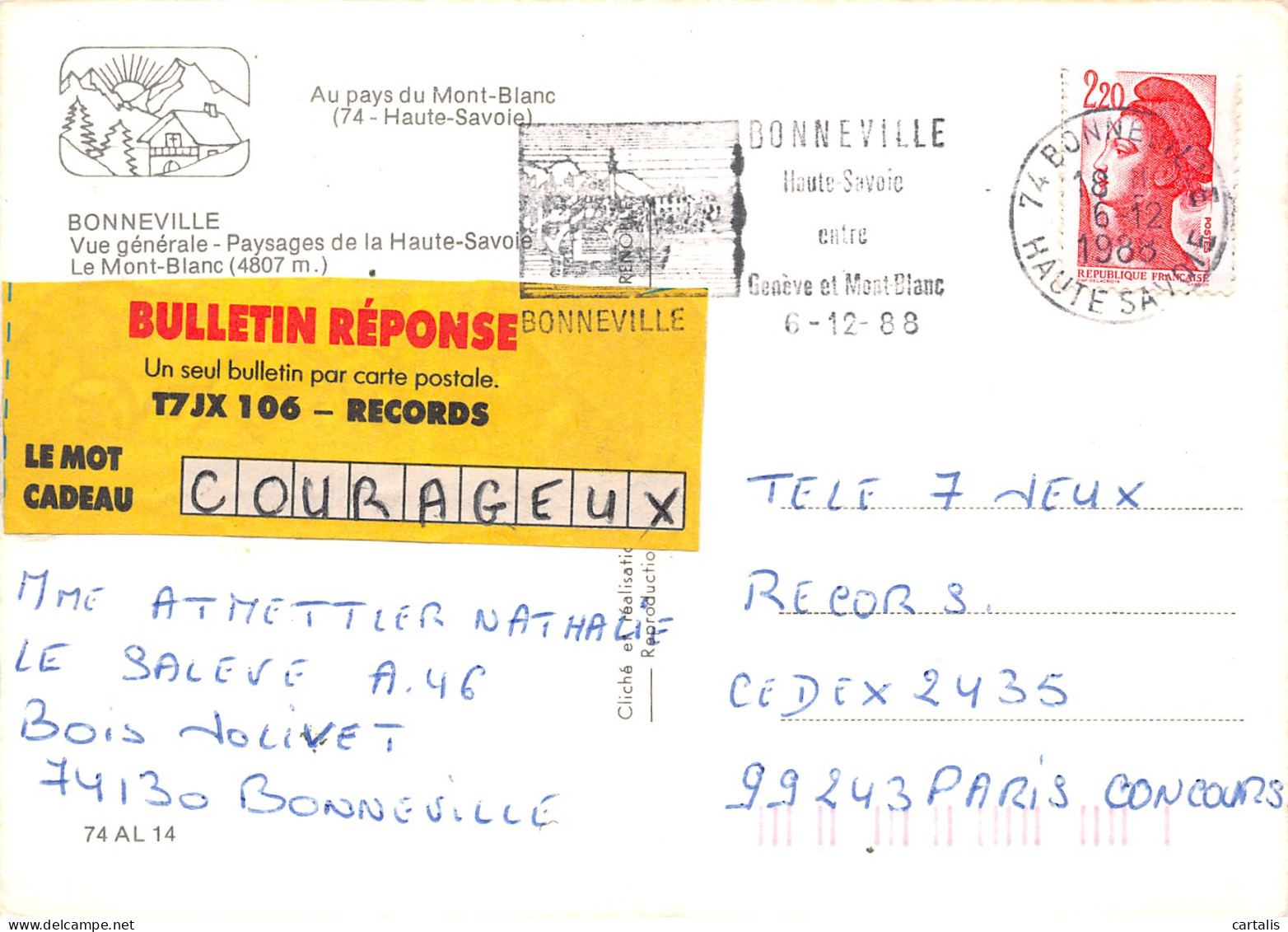 74-BONNEVILLE-N°4019-B/0383 - Bonneville