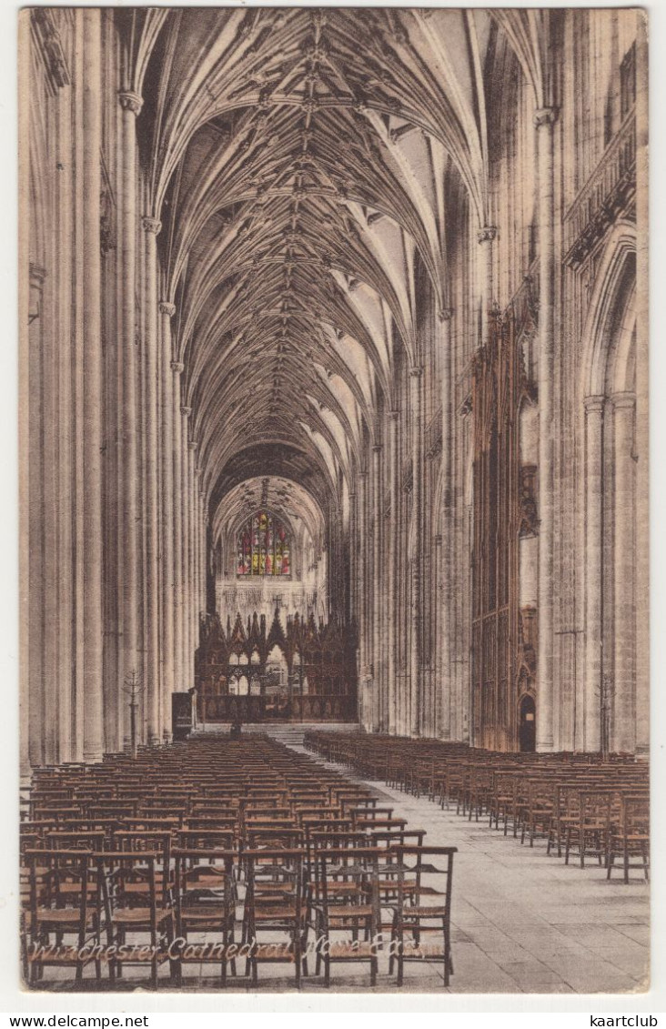 Winchester Cathedral. Nave East - (England, U.K.) - 1906 - Winchester