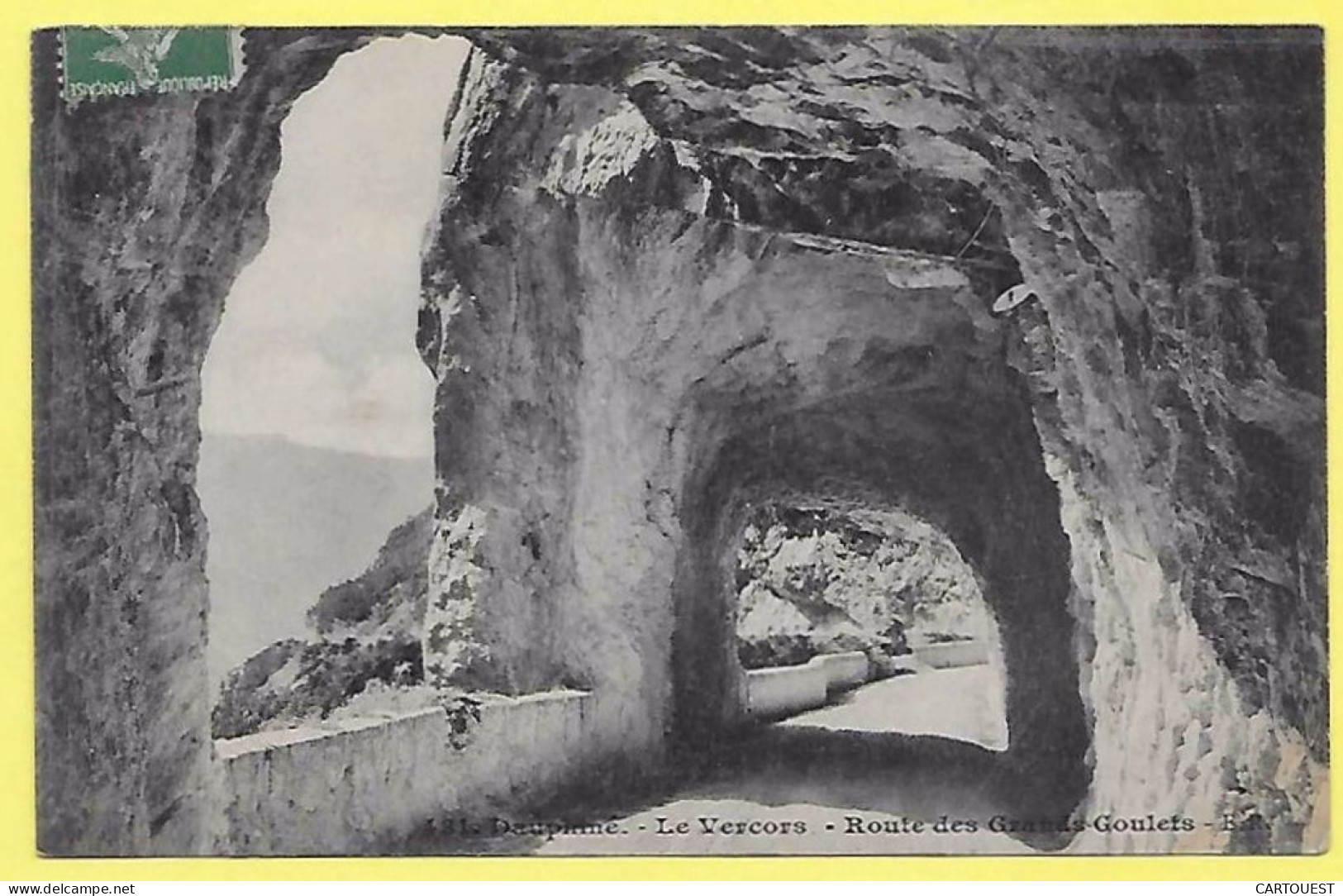 CPA 38  Le Vercors - Route Des Grands Goulets - Vercors