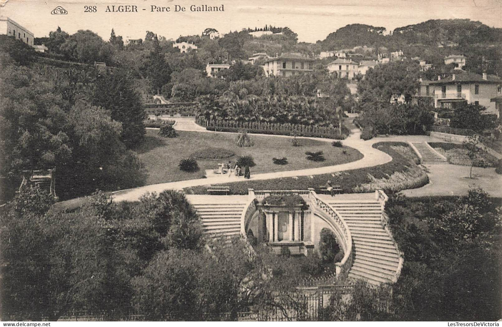 ALGÉRIE - Alger - Parc De Galland - Carte Postale Ancienne - Algiers