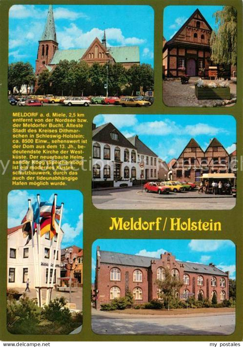 73208030 Meldorf Kirche Marktplatz Hotel Schloss Meldorf - Meldorf