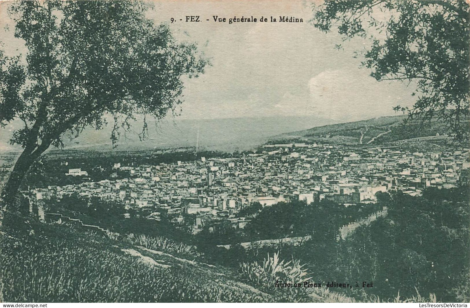 MAROC - Fez - Vue Générale De La Médina - Carte Postale Ancienne - Fez (Fès)