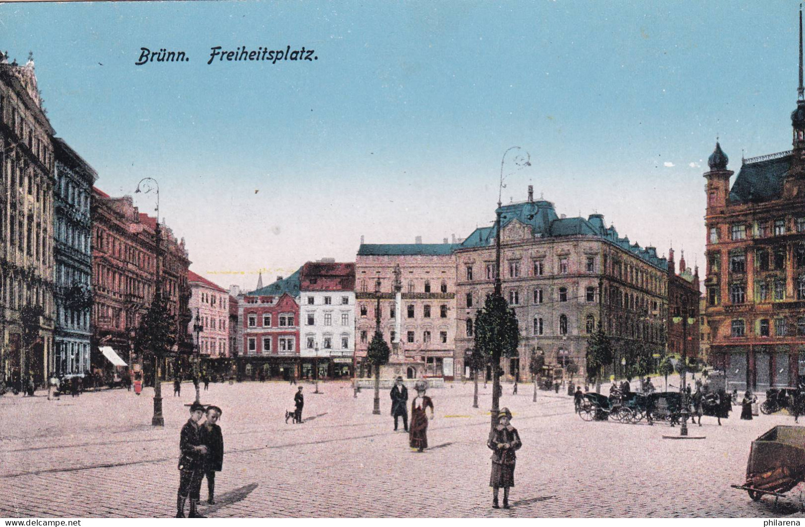 Post Card Brünn, Freiheitsplatz - Sonstige & Ohne Zuordnung