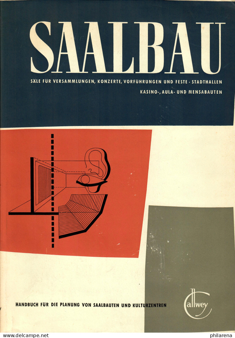 Buch: Saalbau Handbuch Für Die Planung Von Saalbauten Und Kulturzentren, 1959 - Polizie & Militari