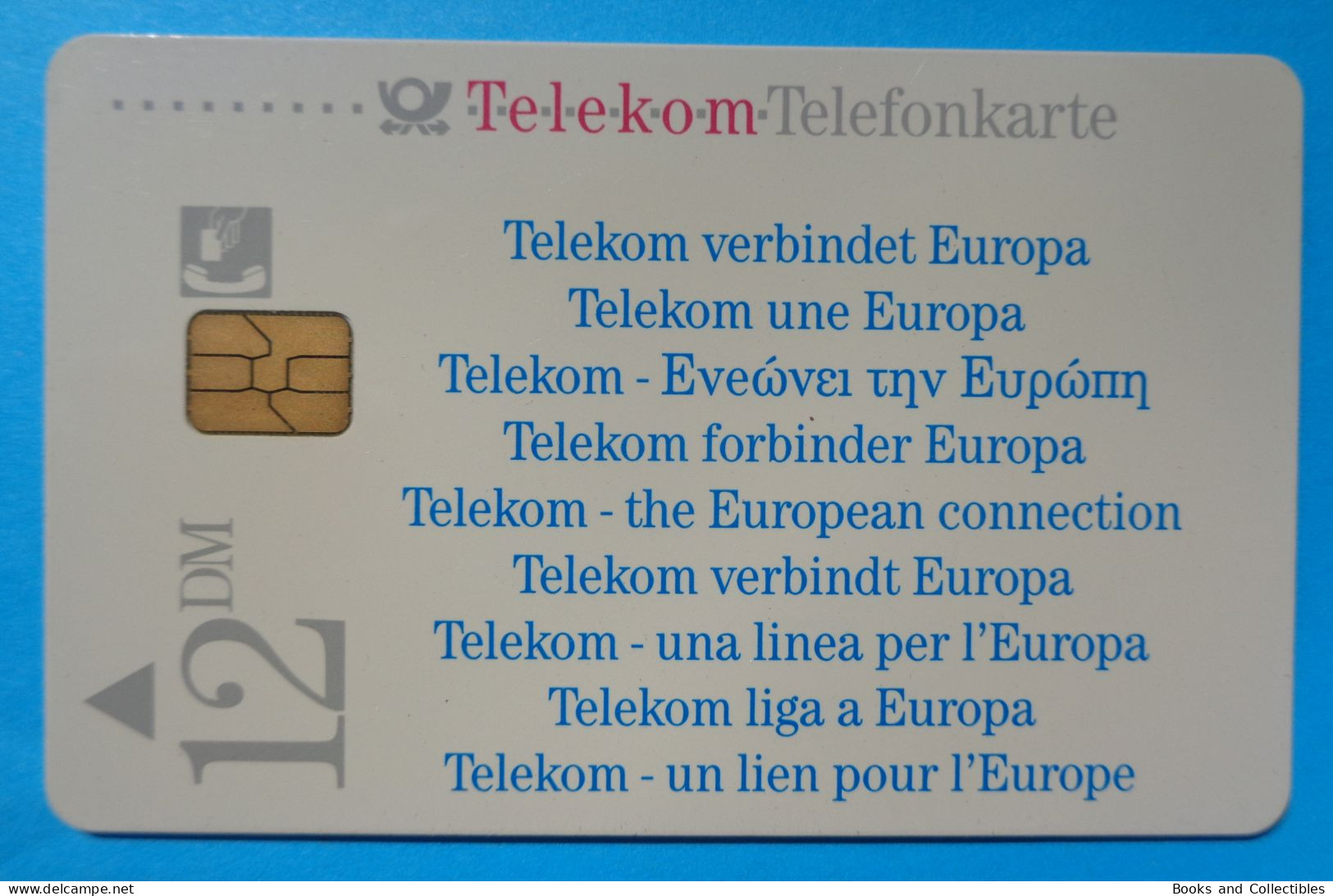 GERMANY ° Deutsche Telekom Telefonkarte 12 DM ODS PD 5 94 ° German Presidency Of The European Union 1994 * Rif. STF-0058 - P & PD-Series : Guichet - D. Telekom