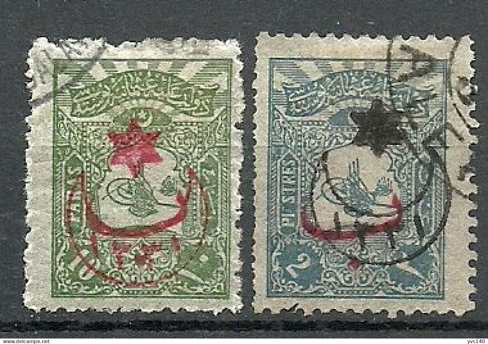 Turkey; 1915 Overprinted War Issue Stamps (Complete Set) - Oblitérés