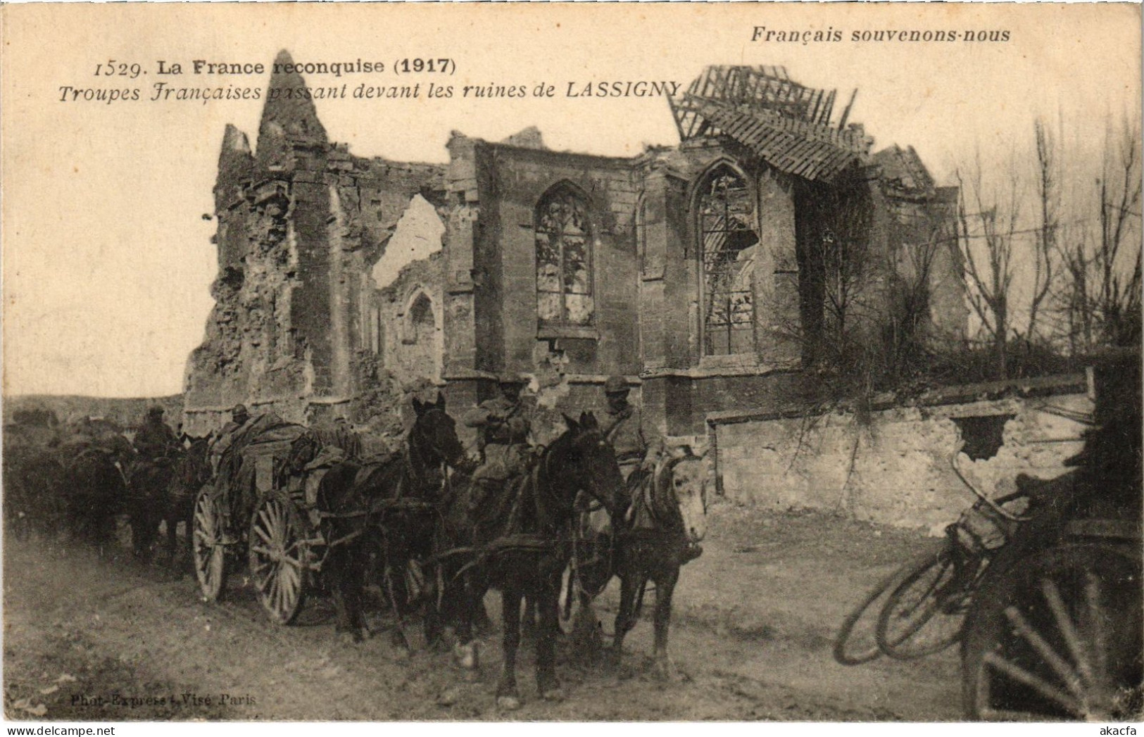 CPA Lassigny Troupes Guerre (1186921) - Lassigny