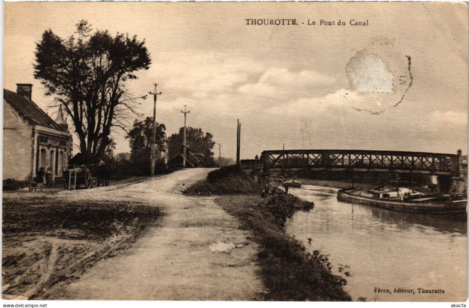 CPA Thourotte Le Pont Du Canal (1187620) - Thourotte