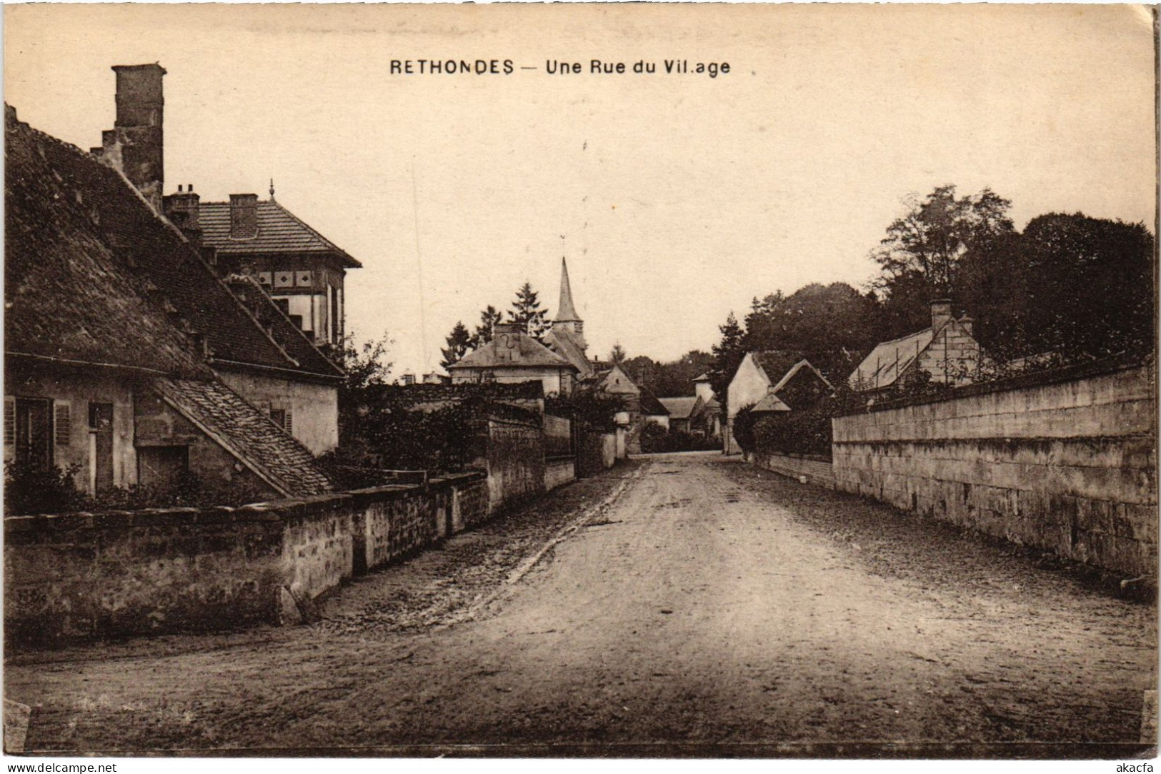 CPA Rethondes Une Rue Du Village (1187494) - Rethondes