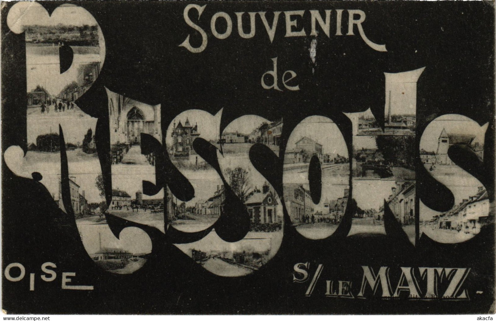 CPA Souvenir De Ressons-sur-le-Matz (1187457) - Ressons Sur Matz