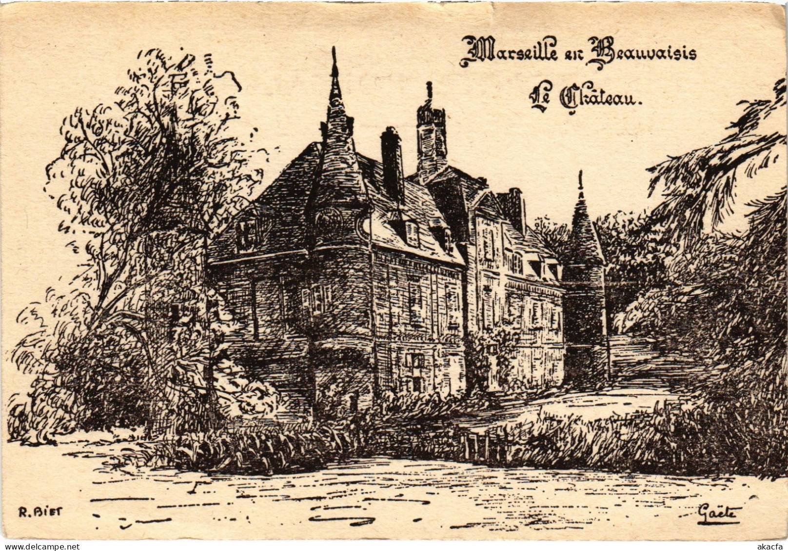 CPA Marseille-en-Beauvais Le Chateau (1187445) - Marseille-en-Beauvaisis