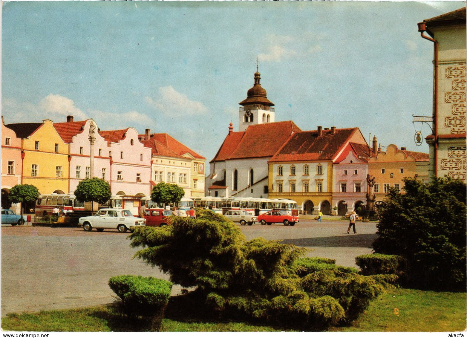 CPM AK CZECHOSLOVAKIA Nove Mesto Nad Metuji - Husovo Namesti (693155) - Slowakei