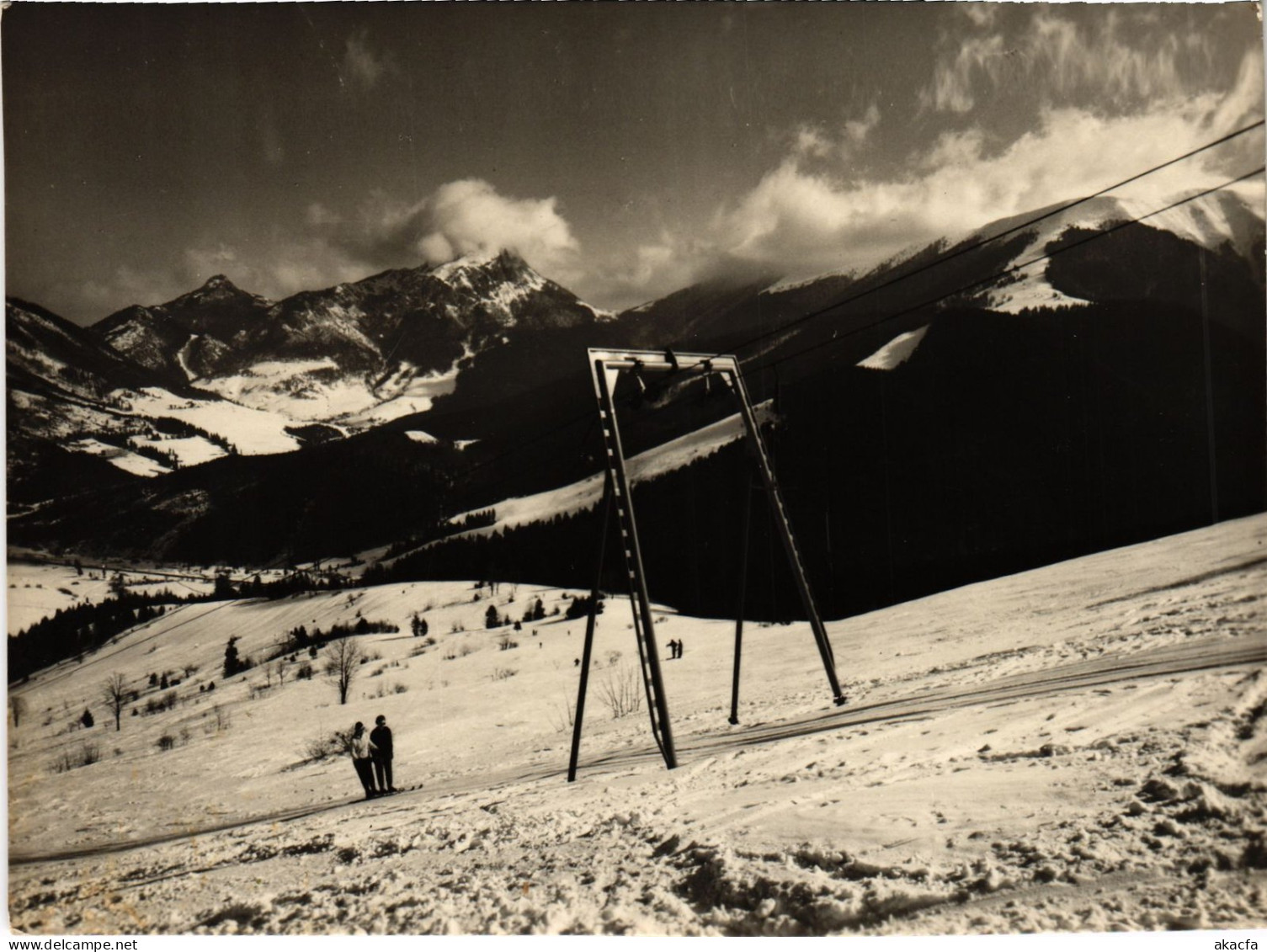 CPM AK CZECHOSLOVAKIA Mala Fatra - Lyziarsky Vytah Na Prislop (693734) - Slowakei