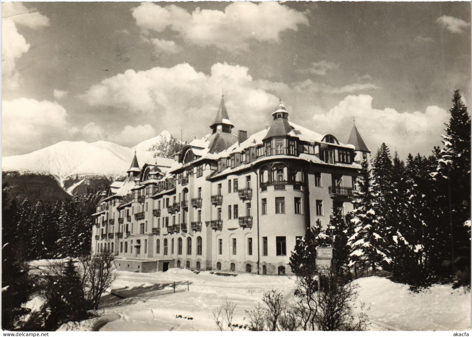 CPM AK CZECHOSLOVAKIA Vysoké Tatry - Tatranska Lomnica - Grandhotel (693697) - Slowakei