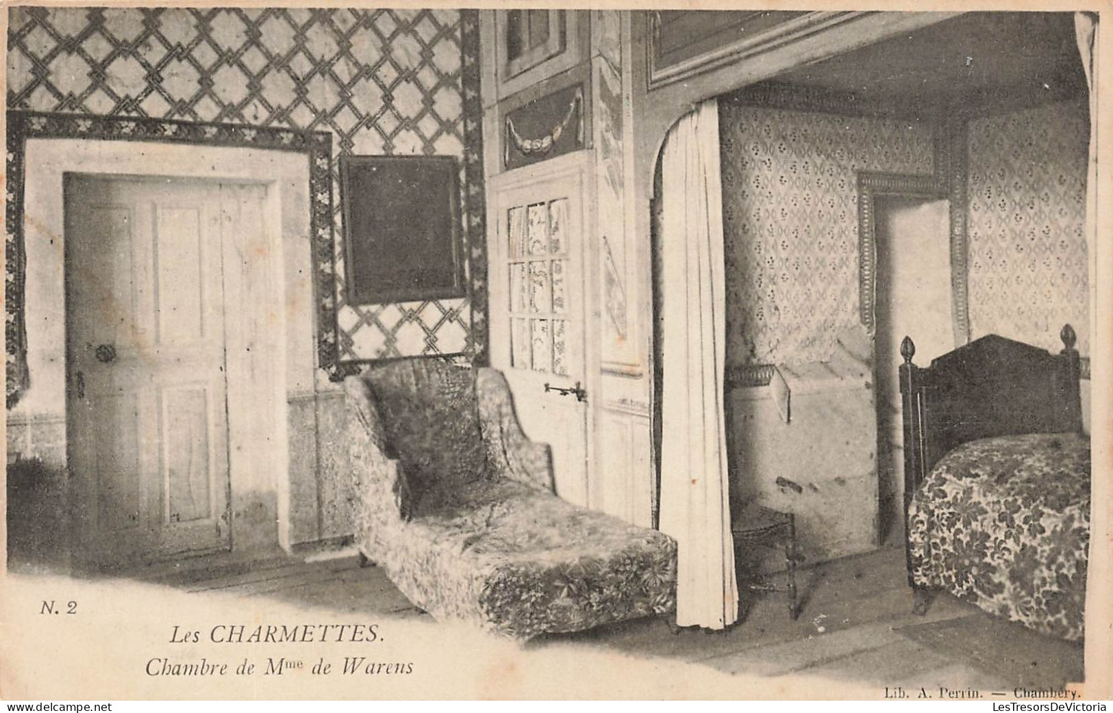 FRANCE - Les Charmettes - Chambre De Mme De Warens - Carte Postale Ancienne - Chambery