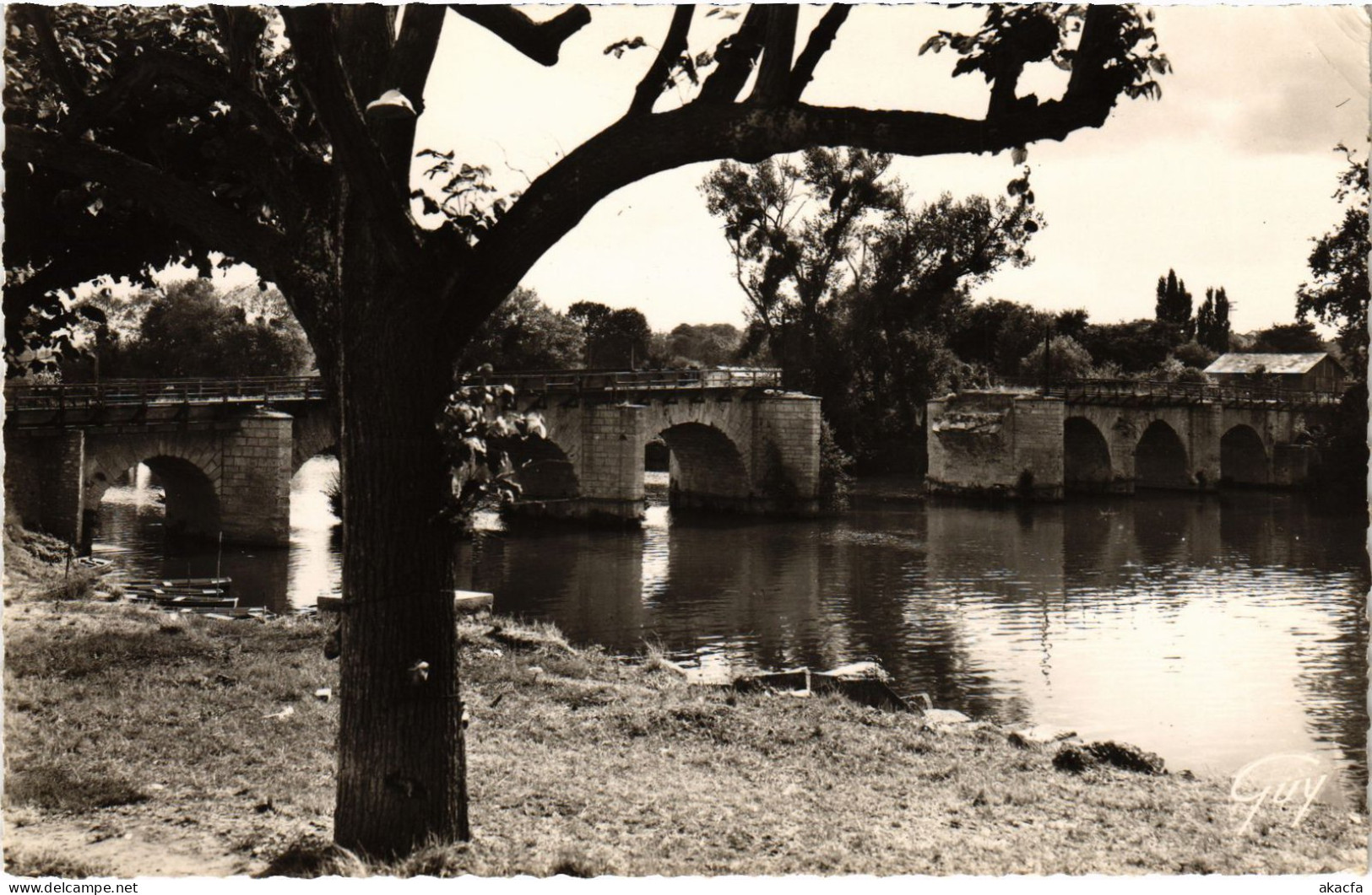 CPA LIMAY Le Vieux Pont Et L'Ile (1385423) - Limay