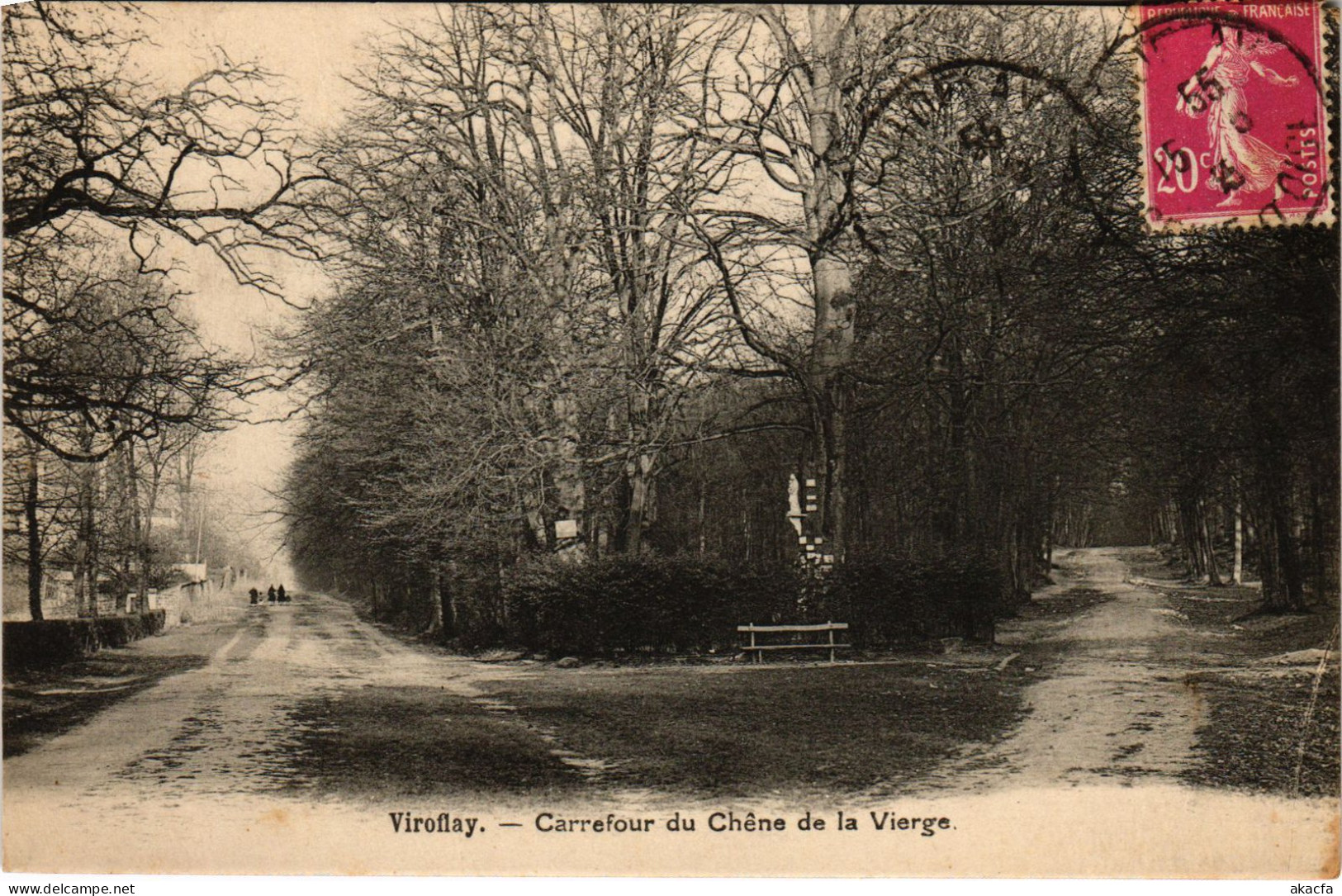 CPA VIROFLAY Carrefour Du Chene De La Vierge (1385047) - Viroflay