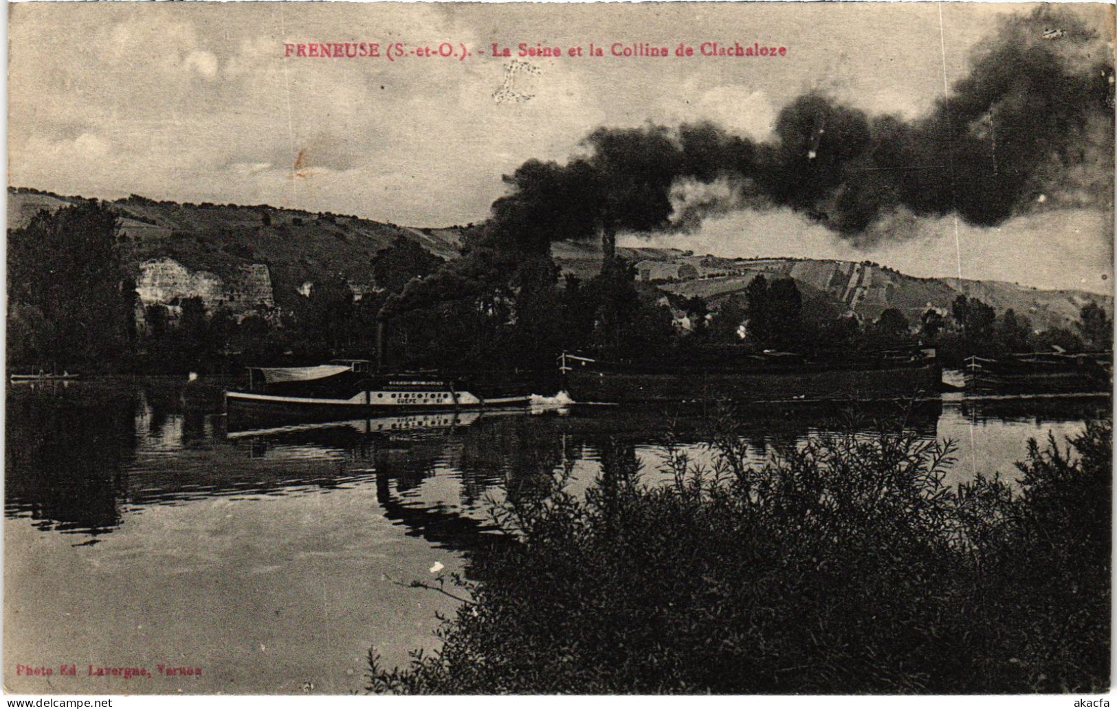 CPA FRENEUSE La Seine Et La Colline De Clachaloze (1385712) - Freneuse