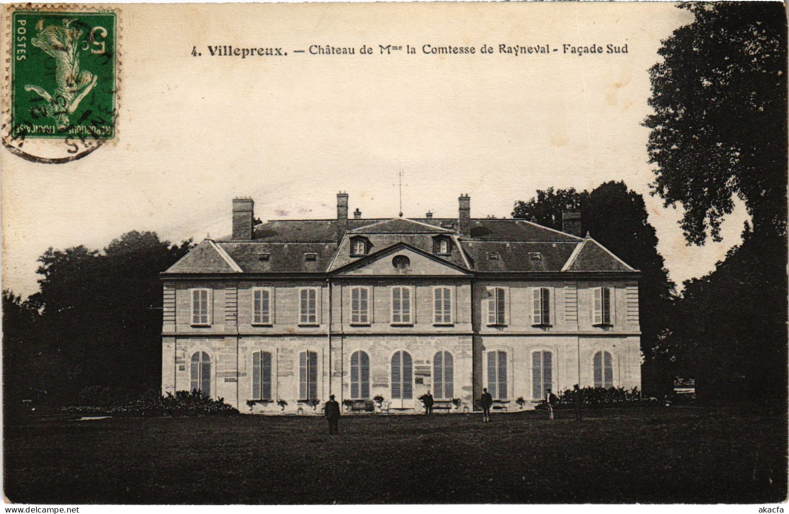 CPA VILLEPREUX Chateau De Mme. Comtesse De Rayneval (1385618) - Villepreux