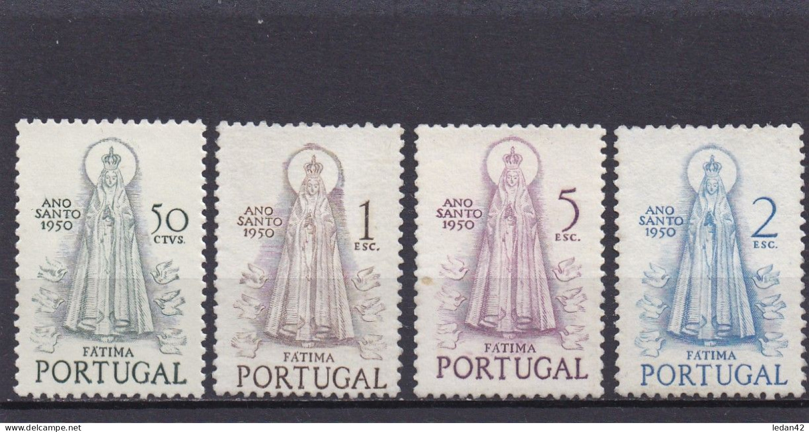 Portugal 1950, Cat Yvert N°730 / 33**. Année Sainte, Notre Dame De Fatima. - Ongebruikt