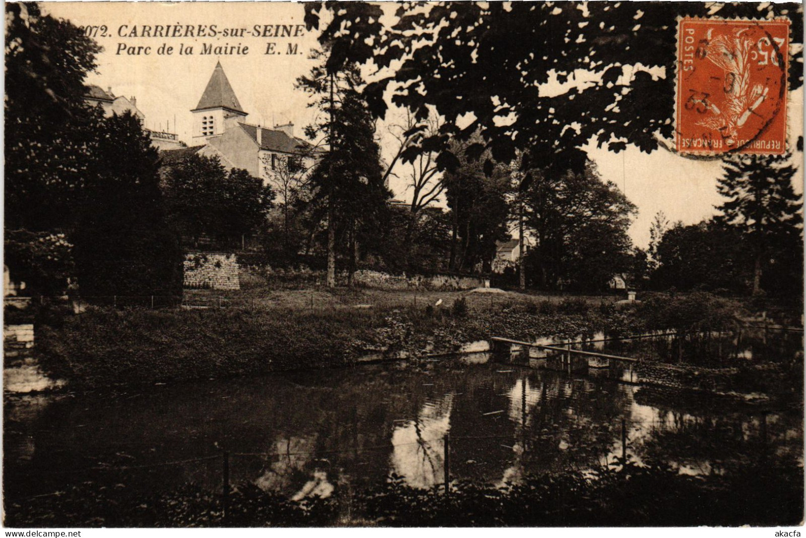 CPA CARRIERES-sur-SEINE Parc De La Mairie (1385502) - Carrières-sur-Seine