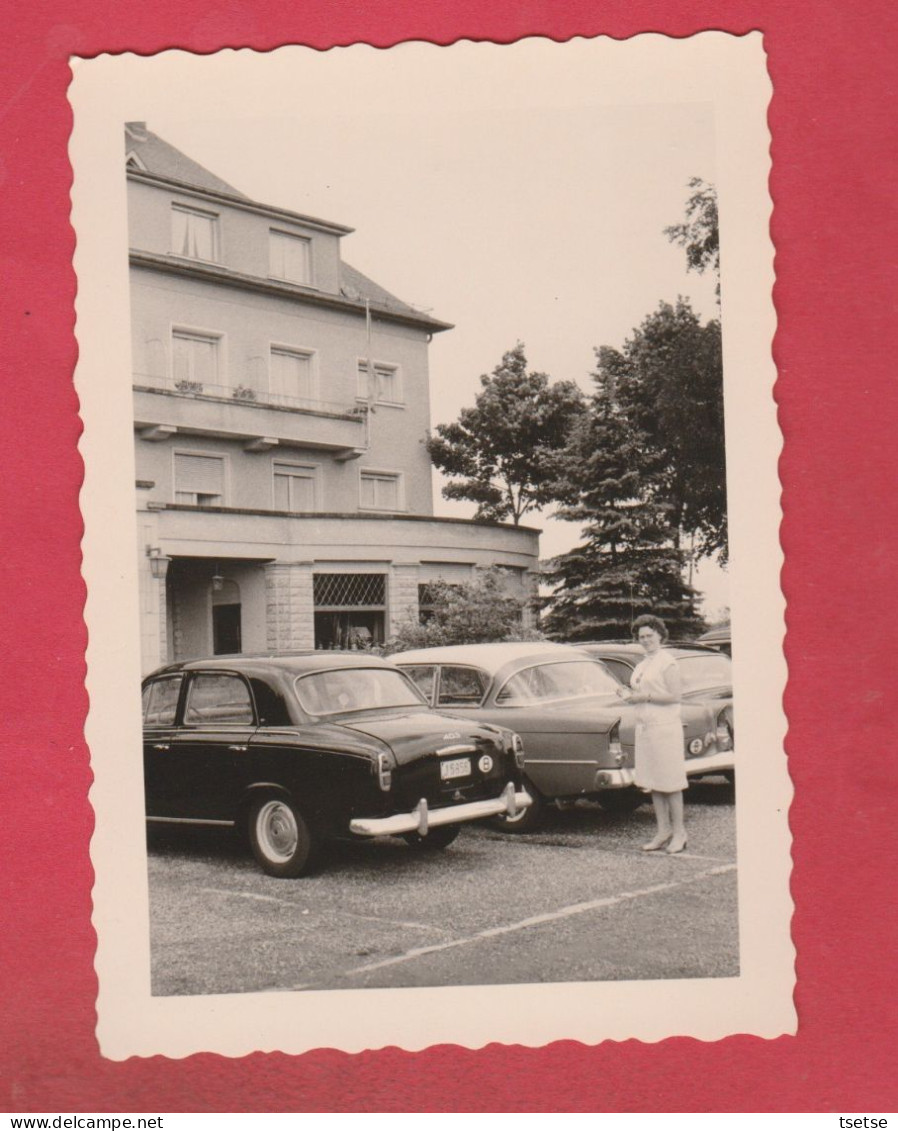 Berdorf - Photo Hôtel Du Parc ... Oldtimer - Juin 1961  / 11 Cm Sur 7,5 Cm - Berdorf